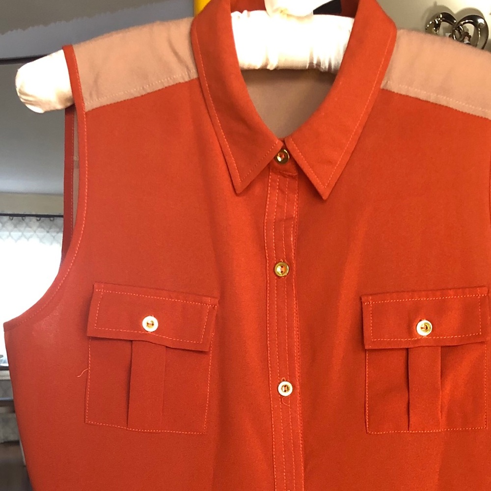 Sleeveless Dress Shirt by Edge